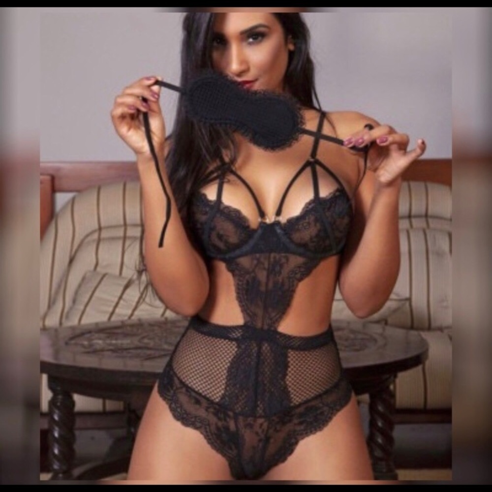 Sexy Fishnet Hollow Out Teddy
